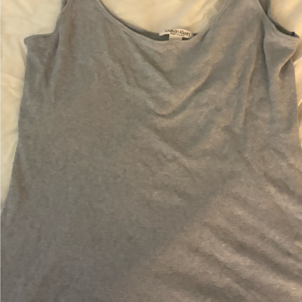 Calvin Klein Light Gray Camisole Top